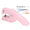 Handheld Sewing Machine Pink Household Small Portable Electric Double Thread
