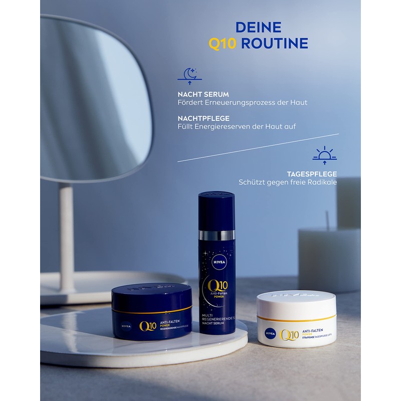 Nivea Q10 Power Anti-Wrinkle + Firming Protective Day Cream, Pack