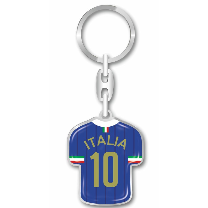 daged Italy Keyring Jersey Key Ring Resin Coating 3D Effect