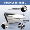 RP Remarkable Power, 5" Inlet 8" Outlet 19" Long Stainless
