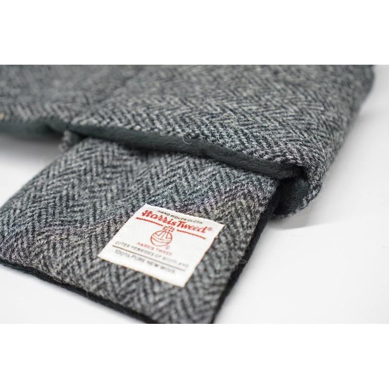 Sleeping Sheep Harris Tweed Short Scarf, Padded, Unisex, Easy to