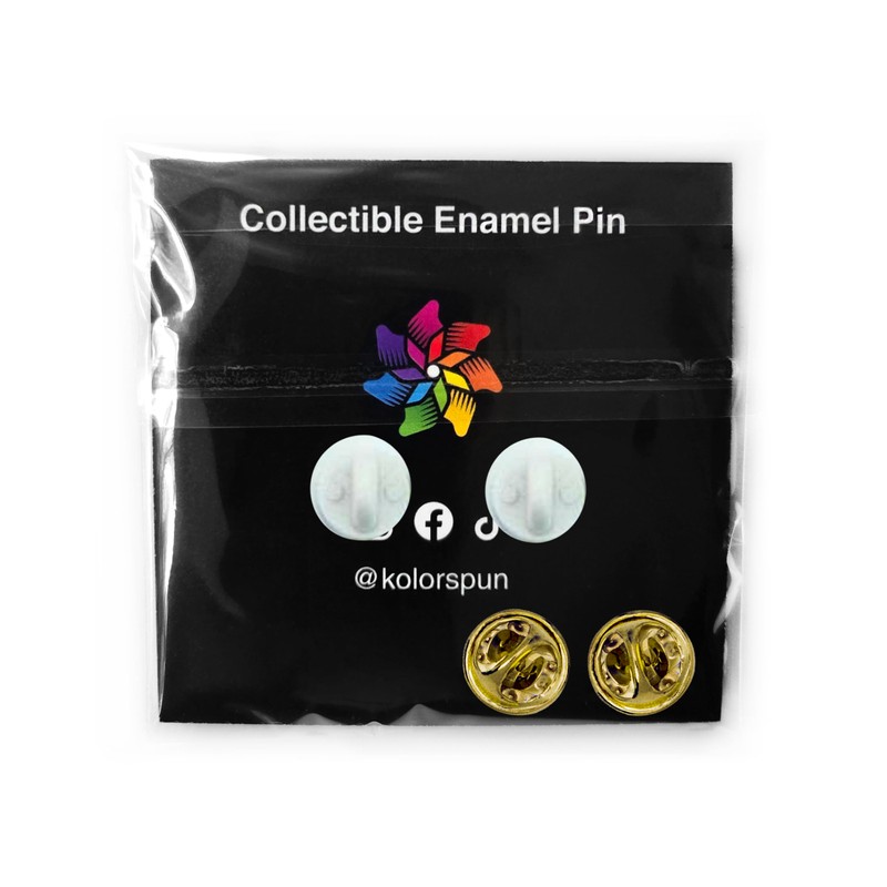 Kolorspun Captain's Hat Enamel Lapel Pin