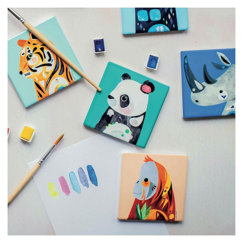 Maxwell & Williams Coaster Orangutan Pet Cromer Ceramic Cork DU0226