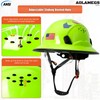 Aolamegs Safe Full Brim Hard Hats Construction OSHA Approved with