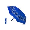 VINRELLA Wine Bottle Umbrella, Spot On Dog Print Blue Umbrella