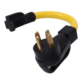 ONETAK NEMA 14-50P to 6-15R 6-20R ETL Listed 4 Prong Plug to 3 Prong Receptacle Female Outlet 240V 20 Amp Welder Welding Dryer EV Charger Power Cord Adapter