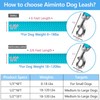 Aiminto Dog Leash, Braided Rope Traction – Walking Training Lead