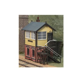 Peco LK-715 Lineside Signal Box - Brick Base O Gauge