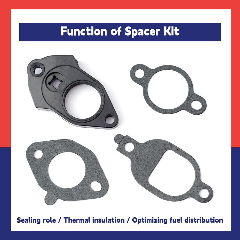 Dusledel 20-112-08-S Carburetor Spacer Kit Compatible with Kohler, Replacement for