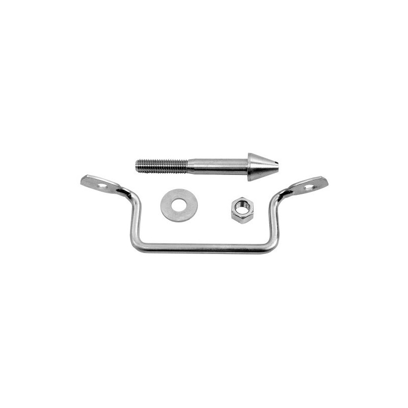 MUSTANG DYNACORN HOOD PIN AND SAFETY LATCH CATCH 1965-1966