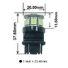 PA LED 2PCS 13SMD 3157 Green Auto LED Bulb 12V