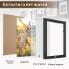 Estrella 9pcs Fotos Marco , Portaretrato Decoración De Cuartoes