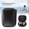 Fishing Reel Cases Cover, PU Leather Hard Fishing Reel Protective