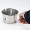 S369 Outdoor Stainless Steel Sierra Bowl 600ml Large Capacity Picnic