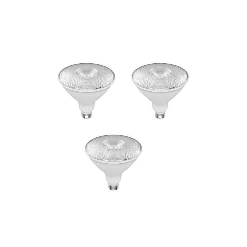 GE (3 Bulbs) 36913 Refresh LED Par38, Dimmable, 120 watt