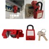 Circuit Breaker Lock Set Aluminum Alloy Anti Corrosion Electrical Safety