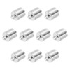PATIKIL 50Pcs Cord End Caps, 8.6mm End Cap Barrel Beads