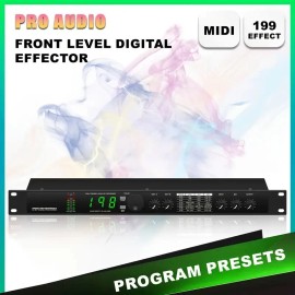 PRO AUDIO FRONT LEVEL Digital Effector Processor MIDI 199 EFFECT
