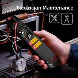 BSIDE DC AC Stromzange 600A Strom Multimeter 6000 Counts Automatische Amperemeter Digital Kapazität Widerstand NCV Live Wire Spannungsprüfer mit data Hold Max/Min/Ave