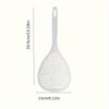 Long Handled Colander Pasta Scoop -Strainer Ladle, Pasta Drainer, Wash