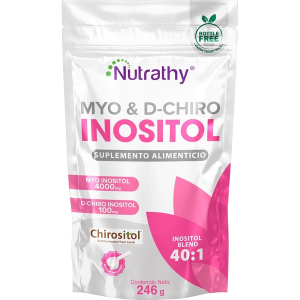Nutrathy Myo & D-Chiro Inositol en Polvo 246g. Chirositol™. Mezcla