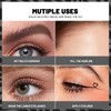 Curved Eyebrow Pencil with 10Pcs Stencils, 2-in-1 Dual-Ended Microblading Eyebrow