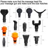 Massage Gun Attachments for Hypervolt Go, 12PCS Replaceable Massager Heads