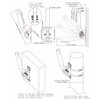 Heavy Duty Pivot Antenna Pole Mount Bracket, J-Pipe Solid Rustproof