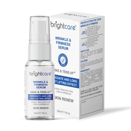 Serum Instant Firmness Results for Face | Intensive Lifting and Firming with TENS'UP™ and DMAE - Immediate and Long Last Lifting | Moisturizes and Visibly Reduces Lines & Wrinkles | by Brightcare