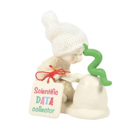 Department 56 Snowbabies Awesome Scientific Data Collector Figurine, 2.99 Inch, Multicolor