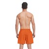 Ougelebo Men's Swimming Trunks with Zip Pocket, Quick-Drying, orange
