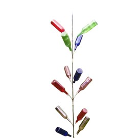 Hopfrog Market USA Made - Southern Classic Garden 13 Wine Bottle Tree ~ 6 Feet ~ Our Most Popular Southern Wine BottleTree Decor