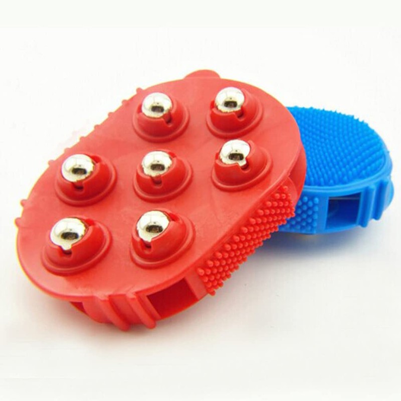 DOITOOL Palm Shaped Massage Glove, Handheld Body Massager with 7