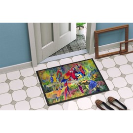 Caroline's Treasures 8600MAT Parrots Indoor or Outdoor Mat 18x27, 18H X 27W, Multicolor