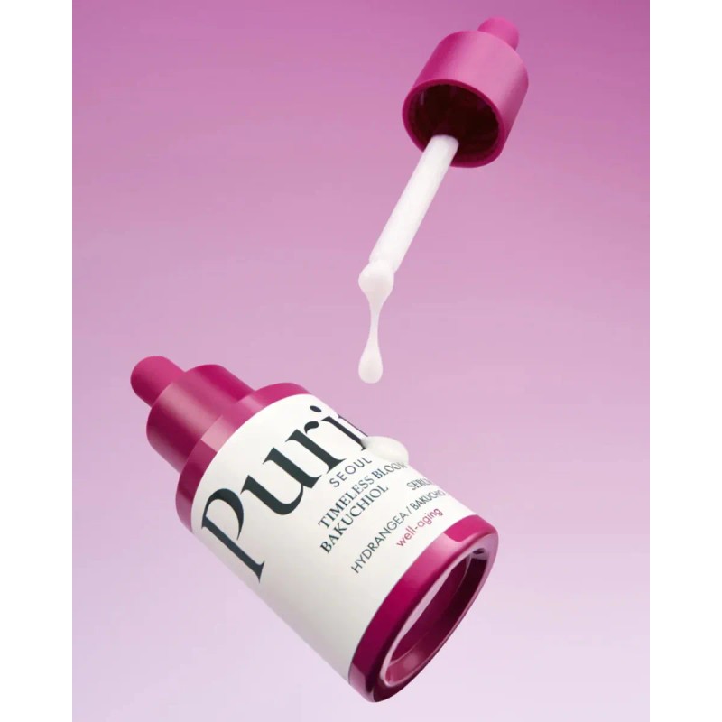 Purito Bakuchiol Timeless Bloom Sérum Revitalizante 30 ml K-Beauty Noche
