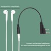 Retevis TCK01 2-Pin to 3.5mm Audio Adapter for Walkie Talkies,