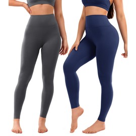 VALANDY Creamlush 4 Pack Leggings for Women-High Waisted Tummy Control Ultra Soft Yoga Pants