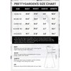 PRETTYGARDEN Women's 2025 Summer Casual Long Dresses Cap Sleeve Patchwork