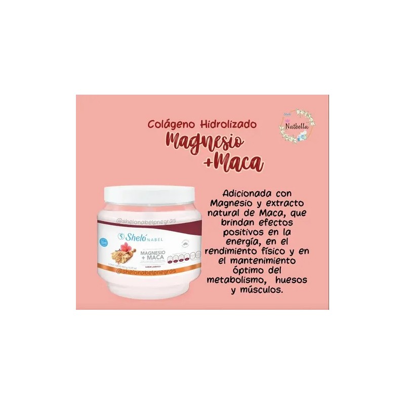 Colágeno Magnesio + Maca / Fortalece Huesos & Da Rendimiento