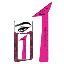 Plantillas para delineador de ojos, lápiz reutilizable, gel de maquillaje impermeable, puntas líquidas, para principiantes, sombra de ojos, cejas,... 