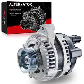AOTPAT Alternator for:-Acura MDX 2001 2002, for:-Honda Odyssey 2002 2003 2004, Pilot 2003-2004 3.5L, 12V 130Amp 6-Groove Pulley, Upgraded New Replace OE# 31100-PGK-A01 104210-3090