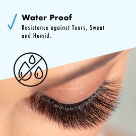 D-UP False Eyelash Glue for Eyelash Extensions from Japan, Super Strong Adhesives Hold All Day, Waterproof Eye Lash Fixer for Strip Lashes, Japanese Adhesive Lashes Glue, Super Hard 501,Clear Type