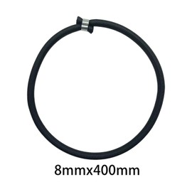 harayaa 10 x Trampoline Elastic Rope High Jump Bungee Rope Tie Down Straps Bungee Rope for Tent, Black