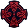 Celtic Cross Circle Patch Biker Applique Embroidered Iron On Sew