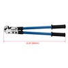 Heschen Ratchet Crimper Plier, CT-38, for 8-2AWG(8-38mm²) copper ring terminals,