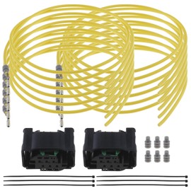 2 Sets 6 Pin Car Horizontal Sensor Connector 2105403618 736410707500 Compatible with Mercedes A210 540 36 81 6 Pin Car Level Sensor Wiring Harness Plug