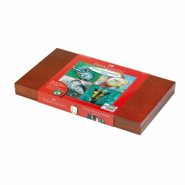 Faber-Castell Young Artist Essentials Gift Set - 64-Piece Premium Quality Art Set for Kids, Medium