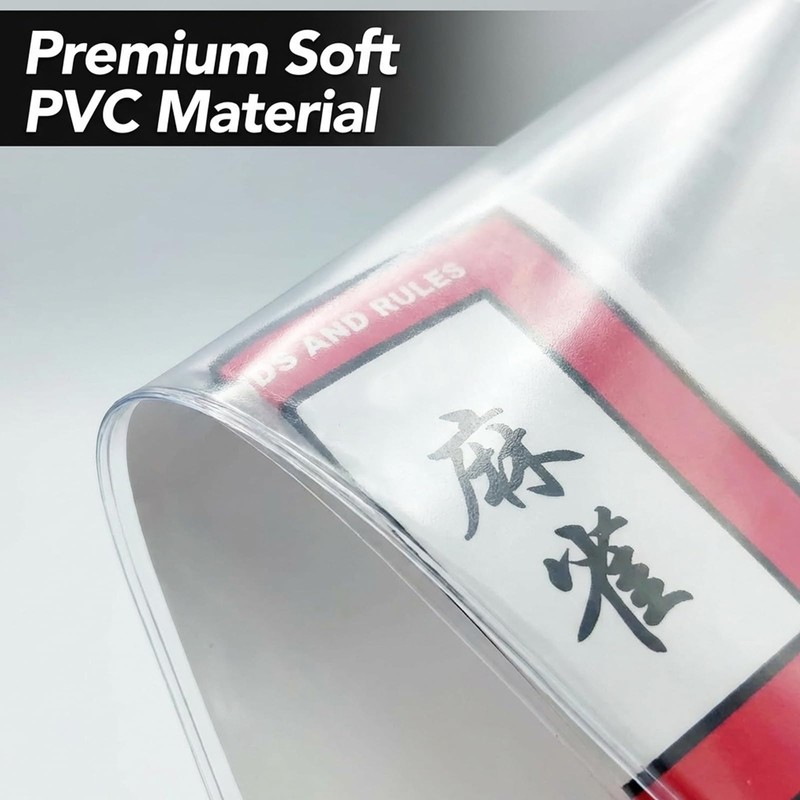 4Pcs Mahjong Card Sleeve, Clear Waterproof Game Card Protective Holders