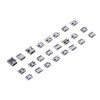 240 Pcs Micro USB Connector Set Stainless Steel Single Row