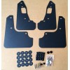 StreetRays 08-15 Mitsubishi EVO X Mud Flaps Set BLACK w/